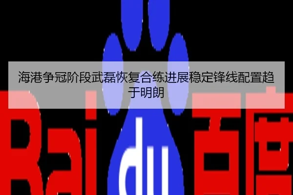 海港争冠阶段武磊恢复合练进展稳定锋线配置趋于明朗