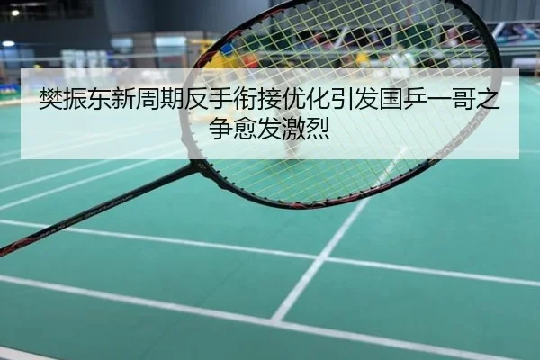 樊振东新周期反手衔接优化引发国乒一哥之争愈发激烈